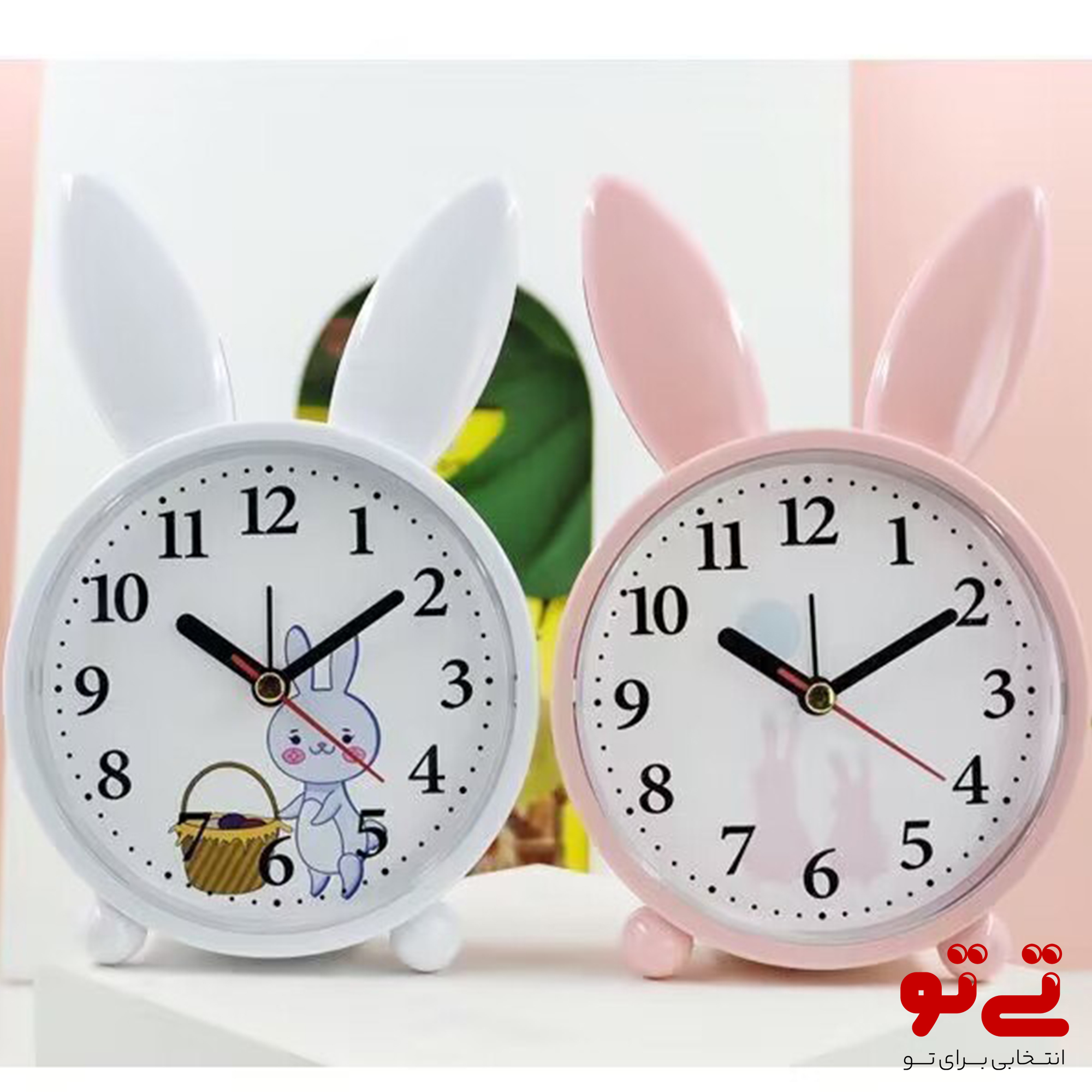 ساعت فلزی طرح خرگوش مدل2487